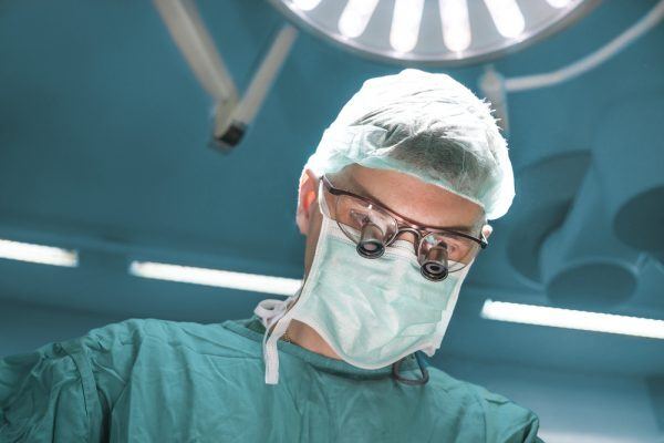 heart surgeon in surgery